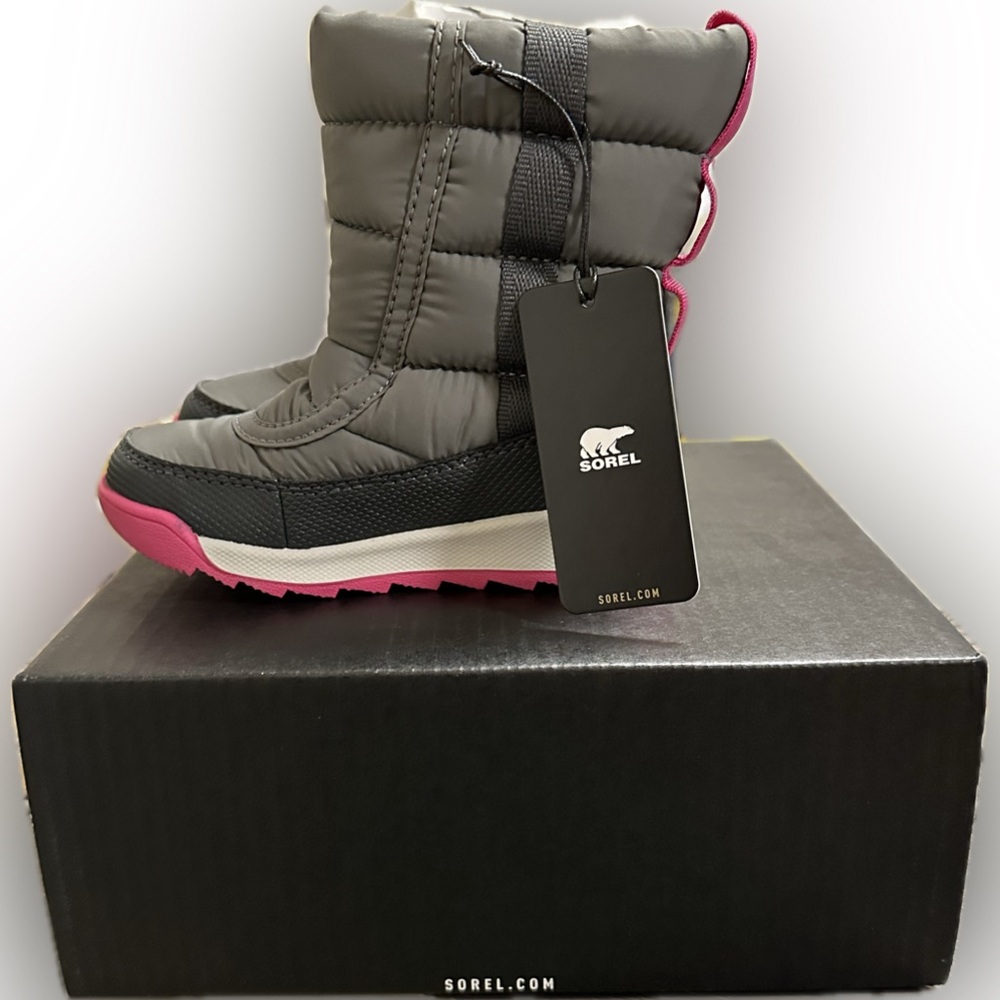 Sorel Kids' Quarry and Pink Snow Boots NWT Whitney II